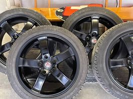 4xsommerräder mit Alufelgen  225/45R17 für bmw mini cooper