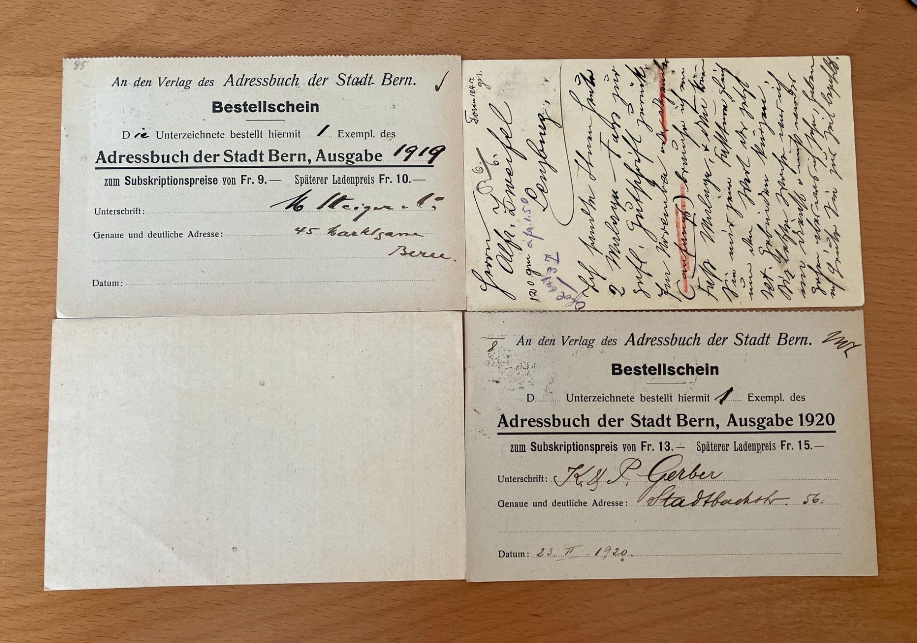 Alle Briefmarken: 4 Postkarten – Neu (gemäss Beschreibung) aus Koblenz von Markenhimmel 1