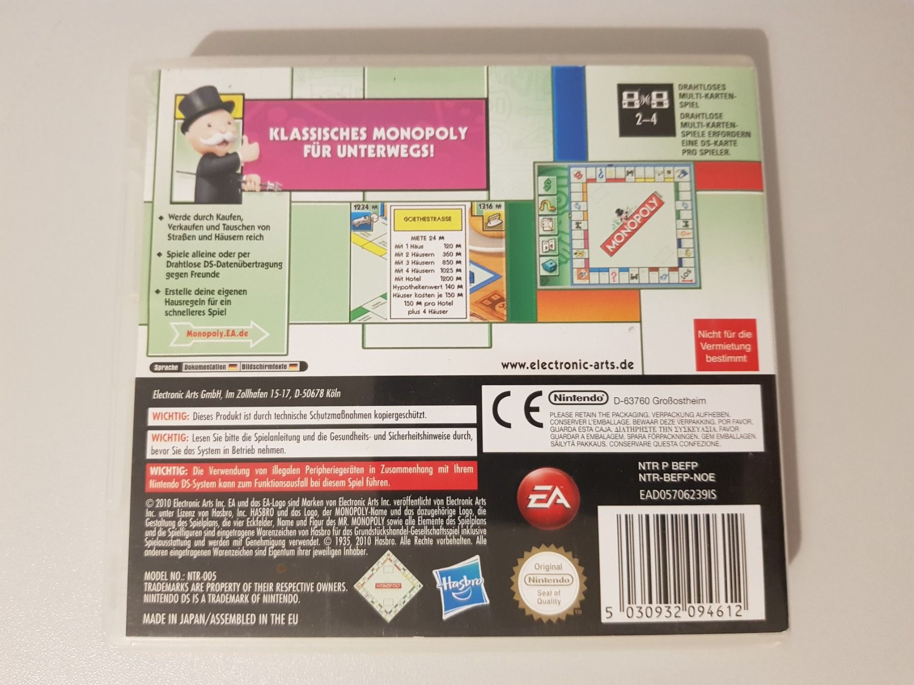 Nintendo Giochi: Monopoly /DS – Usato da Münchenstein venduto da 2DGames 1