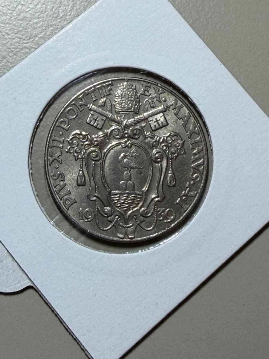 Toutes les monnaies: Vatican - 2 lires - 1939 – D'occasion à Payerne par Mike1682 1