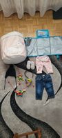 Lot  bébé fille (0-18 mois) Vêtements , jouets,sac rangment