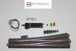 Märklin 24711 schlanke Weiche links Antrieb 74490 C-Gleis AC