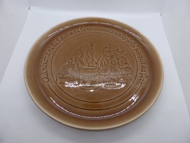 Set 4 Assiettes à Fondue 24cm - Porcelaine Blanche Classique | Domestic Professional