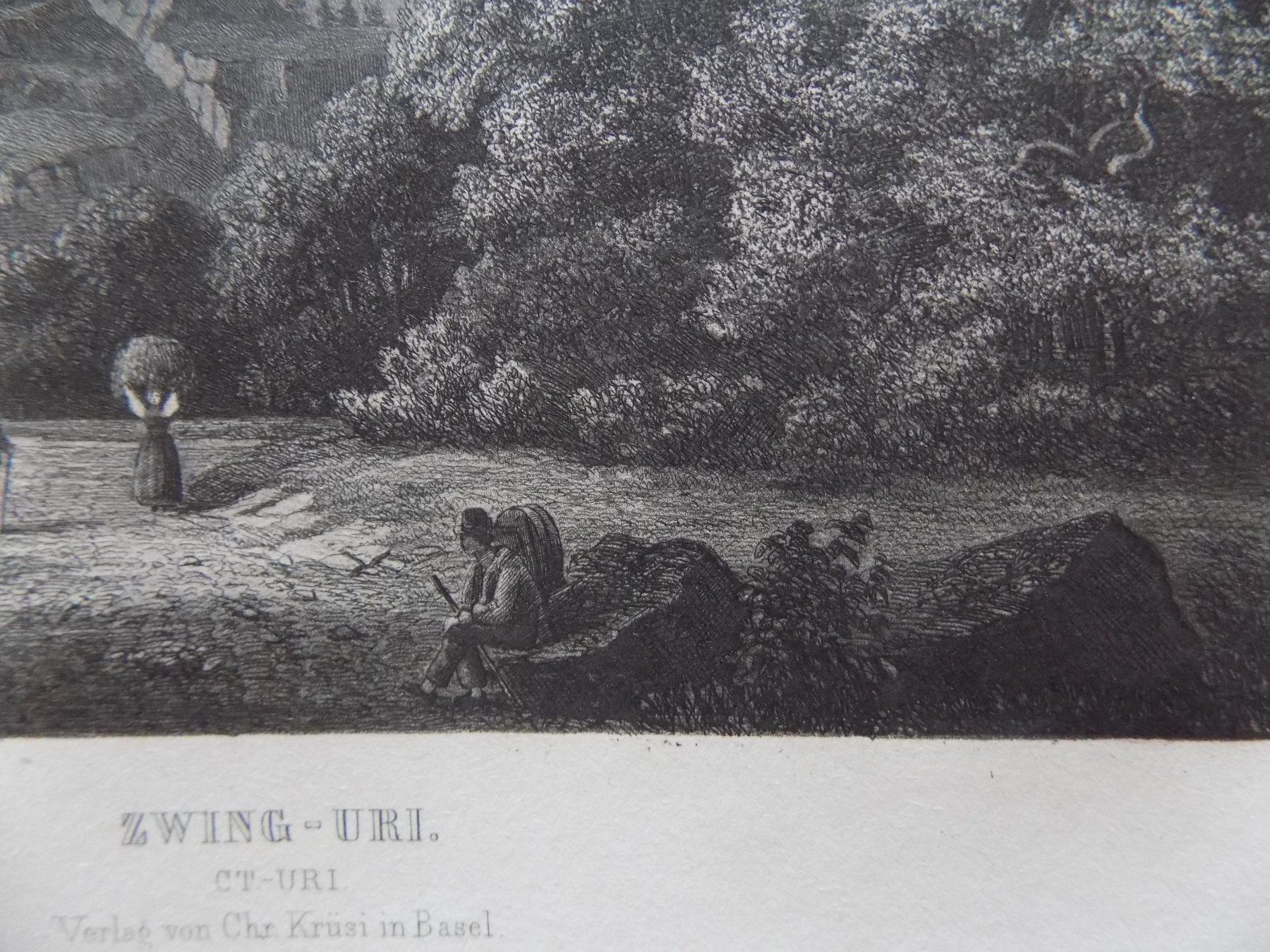 Gravures: Zwing Uri bei Silenen – D'occasion à Risch par Rischli15 6