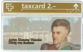 Taxcard 325L_07642 Anton Klemens v Sachsen ungebraucht