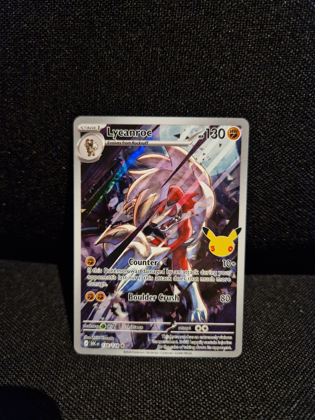 Pokémon Sammelbilder & Trading cards: Lycanroc 30th eng  – Neu (gemäss Beschreibung) aus Giubiasco von MrGru1992