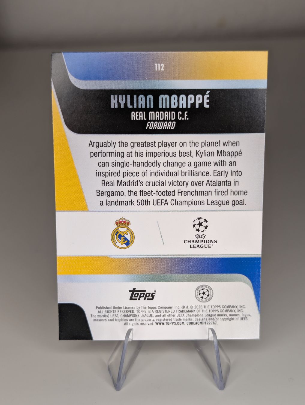 Topps Sammelbilder & Trading cards: Kylian Mbappe Real Madrid Topps Flagship – Neu (gemäss Beschreibung) aus Hunzenschwil von BRPCards 1