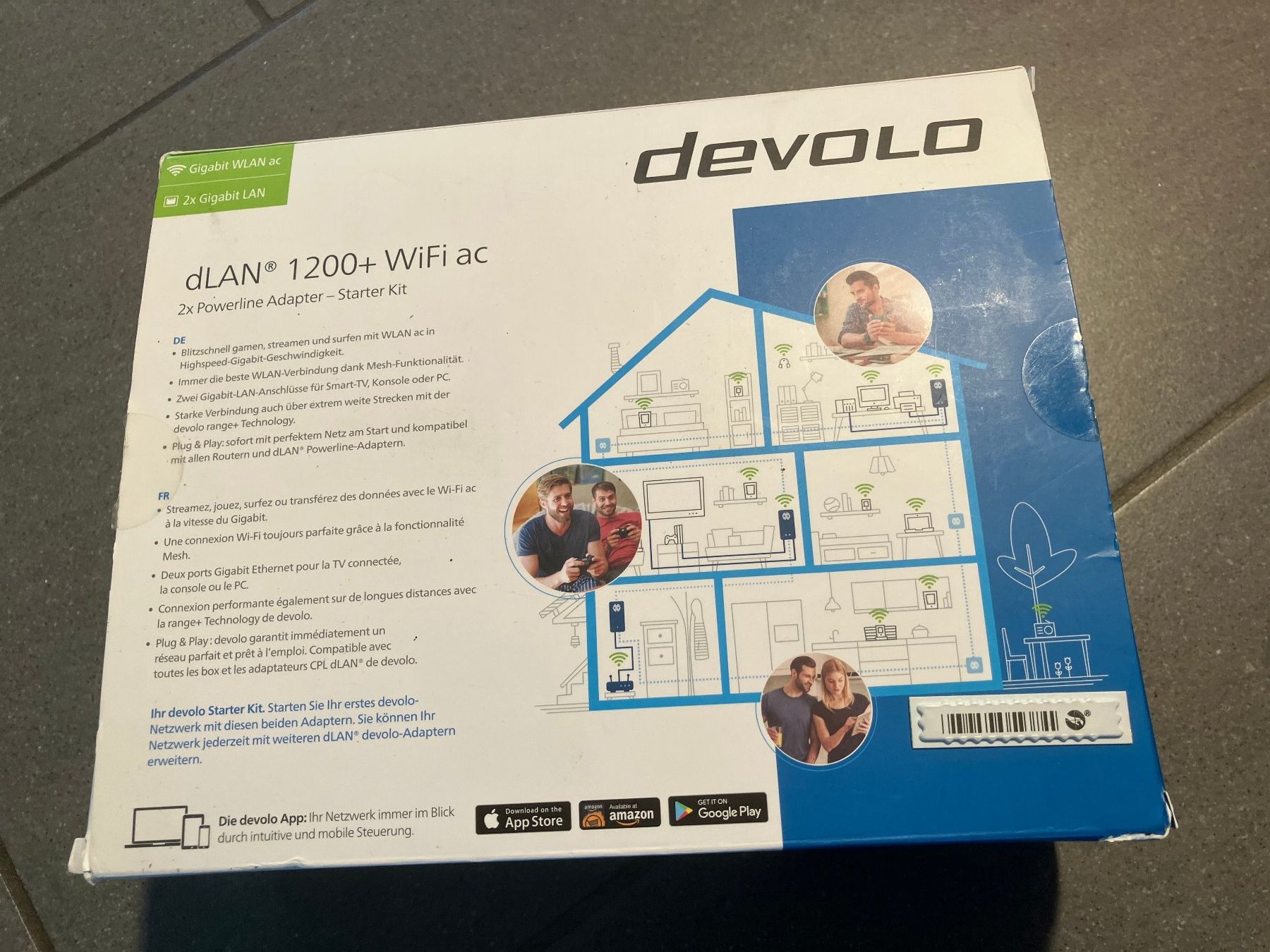 Devolo Unità & Adattatore: Devolo dLAN 1200+ WiFi ac Starter Kit Powerline Adapter – Nuovo (secondo la descrizione) da Winznau venduto da gugi2009 7