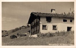 Bauernhaus in den Schweizer Bergen (verm. Davos-Glaris)