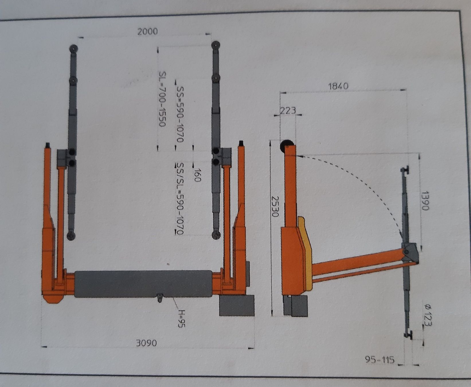 Piattaforme elevatrici & Crick: Auto Hebebühne – Usato da Sins venduto da RR21 5