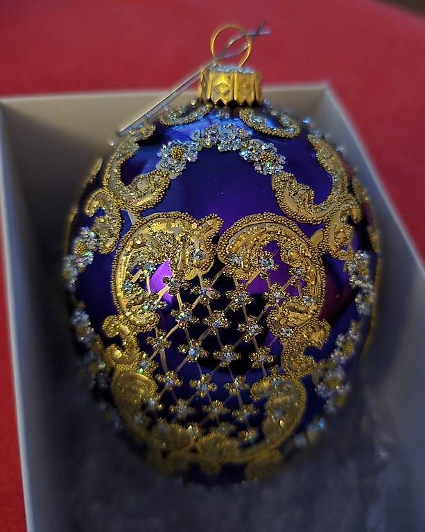 Tutte le decorazioni: 5 Exklusive grosse Fabergé - Weihnachtskugeln – Nuovo (secondo la descrizione) da Triengen venduto da Claudia550 4