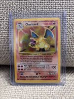 English 1999 Pokémon Base Set Charizard Holo #4/102, Unlimit