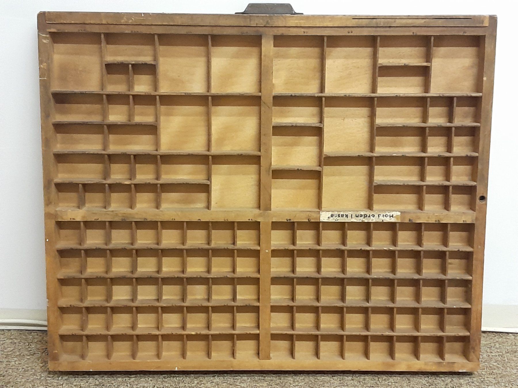 Setzkasten aus Holz Vintage gebraucht gut erhalten (D'occasion) à Thalwil pour CHF 5 – retrait uniquement