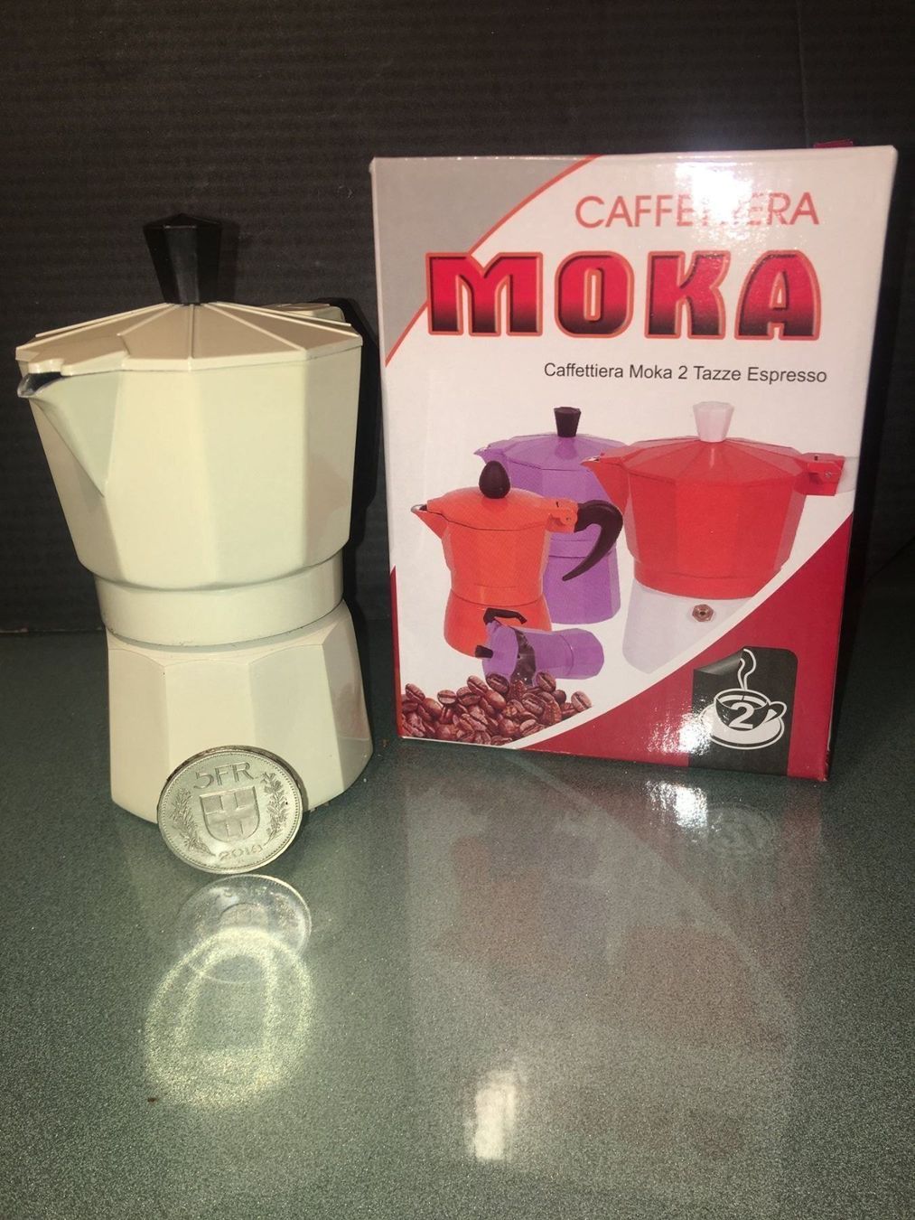 Macchine per caffè & Macchine per espresso: 2 tassen Café moka espresso – Nuovo e nell'imballaggio originale da Minusio venduto da graziano11 2