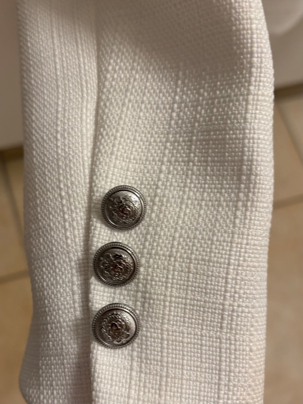 Zebra Giacche: Zebra blazer femme blanc cassé – Nuovo (secondo la descrizione) da Nyon venduto da man_8pzr 1