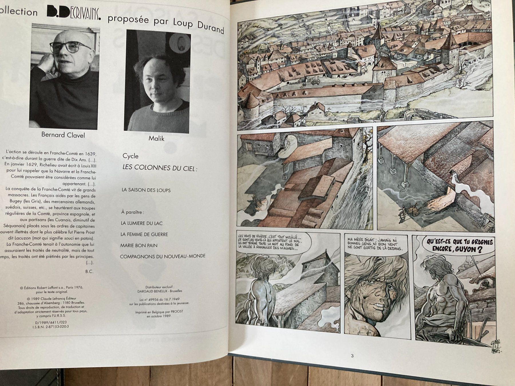 Fumetti: B.CLAVEL-La saison des loups- eo 1989 – Usato da vaumarcus venduto da Nicolasorel 2