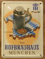 Blechschild HOFBRäUHAUS MüNCHEN