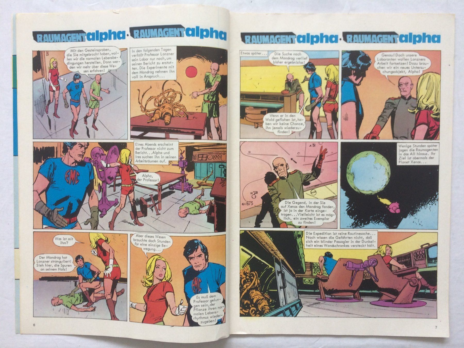 Fumetti: RAUMAGENT alpha - Nr.17/1973 – Usato da Schaffhausen venduto da durruti 2