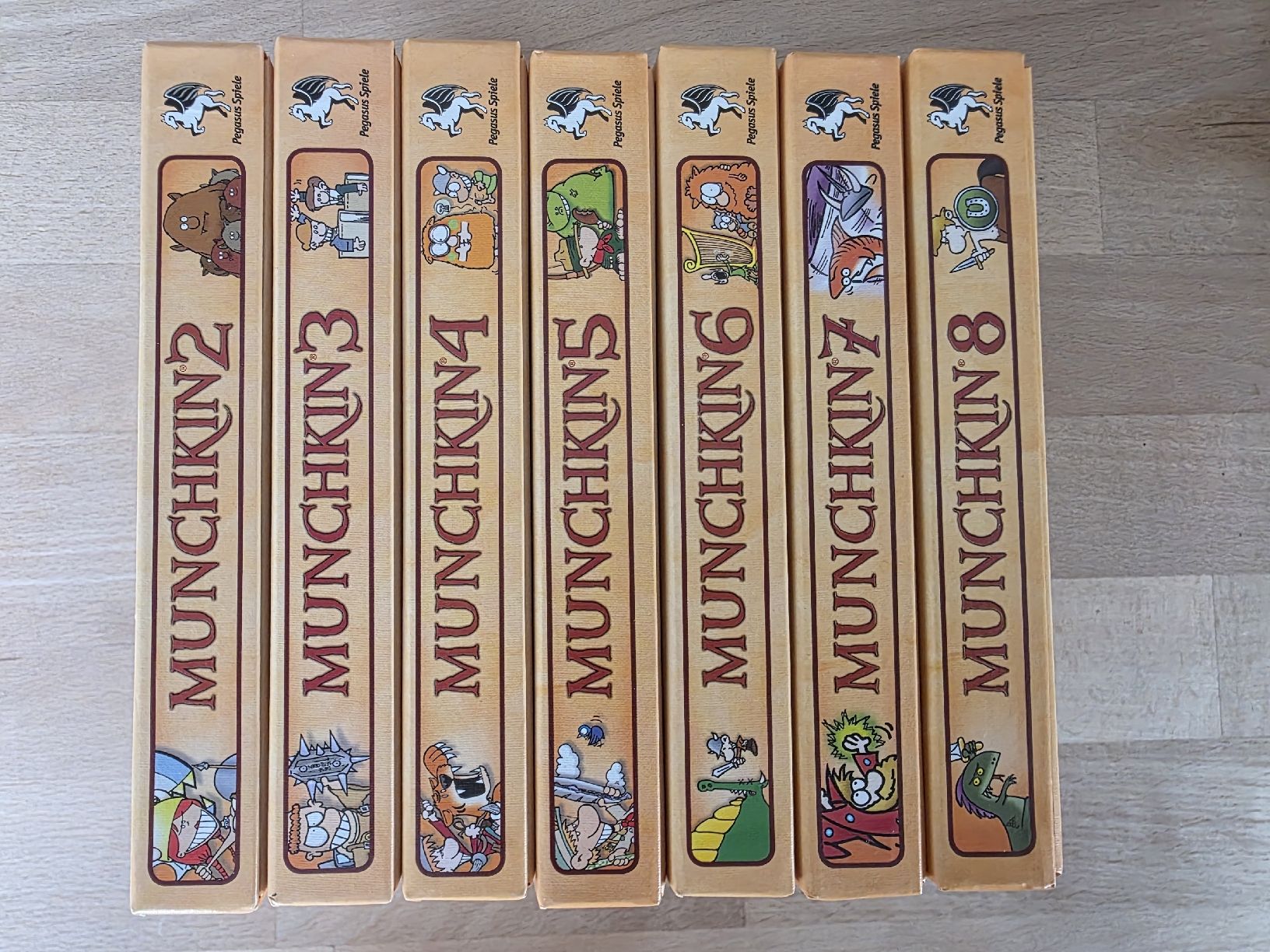 Pegasus Spiele Giochi: Munchkin Kartenspiel 1-8 – Usato da Oberstammheim venduto da kuechenhelfer 3