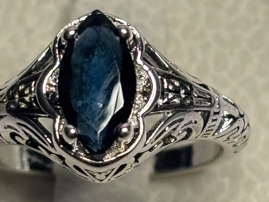 Anelli: Bague vintage saphir ✨ – Nuovo (secondo la descrizione) da Lausanne venduto da mel2dreams 1