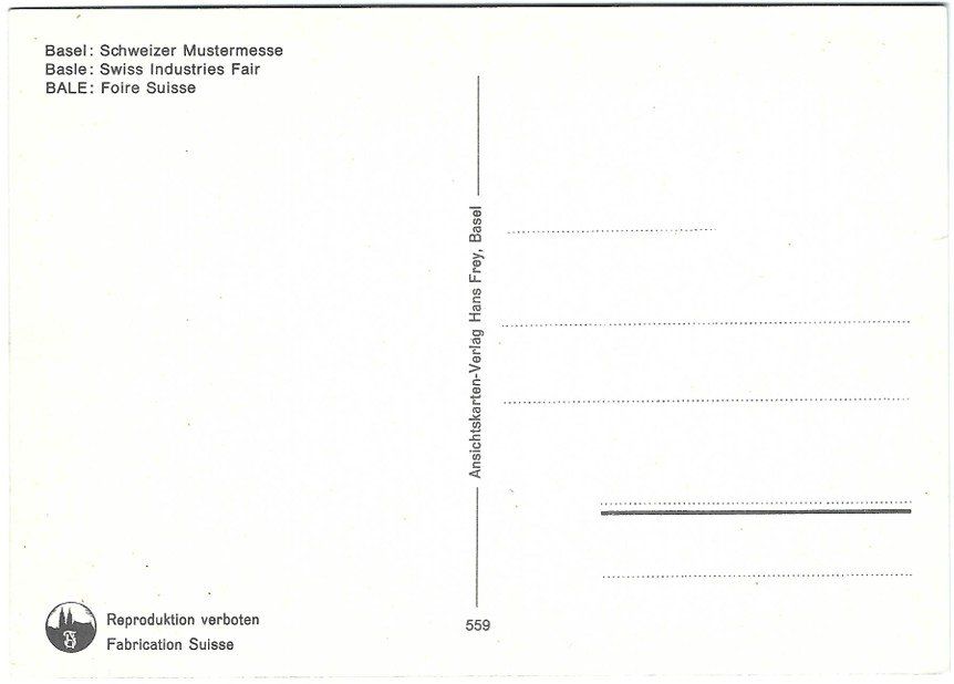 Cartoline postali: AK Basel, Schweizer Mustermesse – Nuovo (secondo la descrizione) da Rheinfelden venduto da wil_m7gh 1