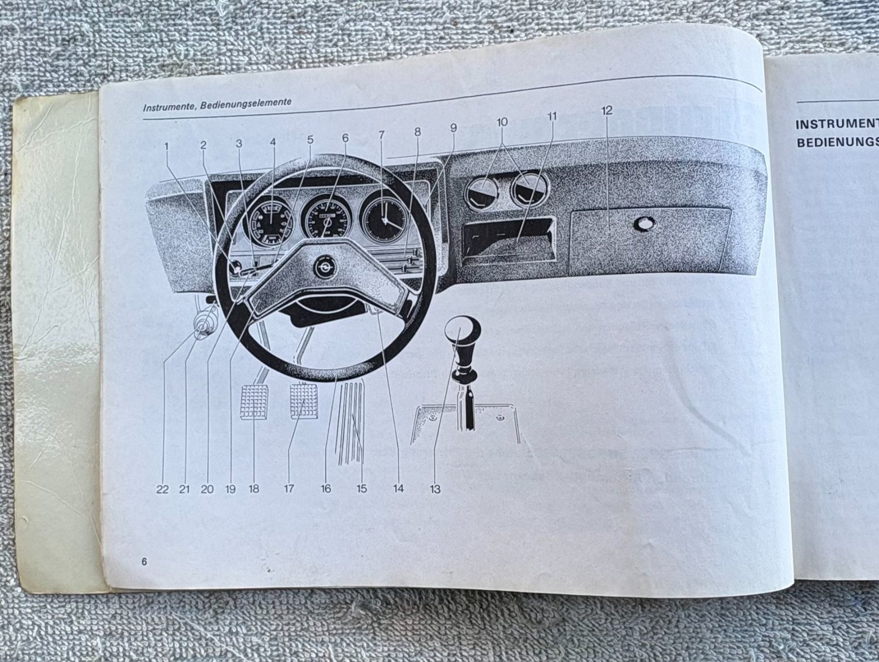 Opel Tutti i ricambio: BETRIEBSANLEITUNG OPEL MANTA AUSGABE 1970 – Usato da Ostermundigen venduto da crazy-horse-1840 2