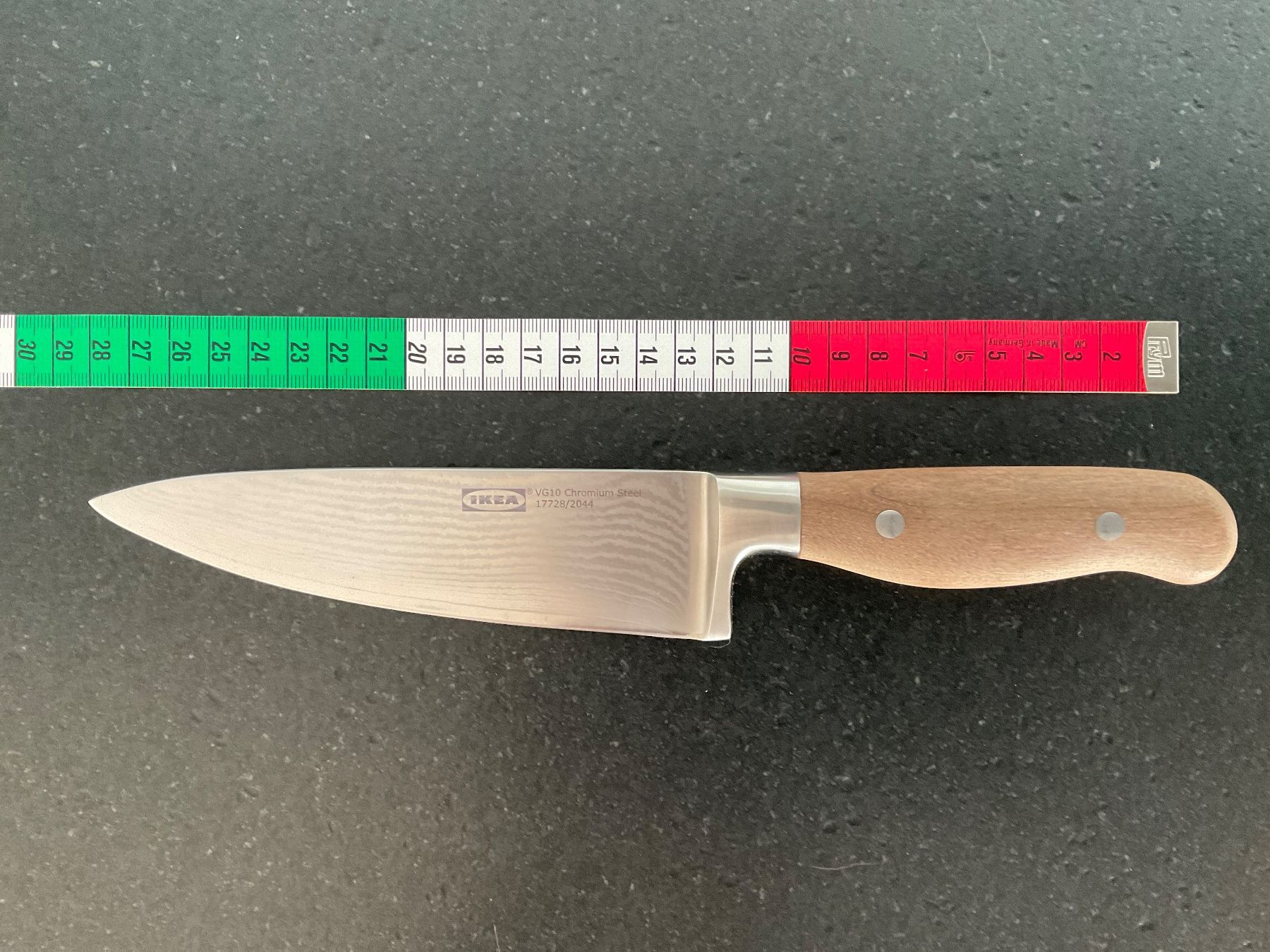 Ikea Coltelli da cucina: 3 ikea Damaststahl Küchenmesser – Usato da Pratteln venduto da Starfukker 3
