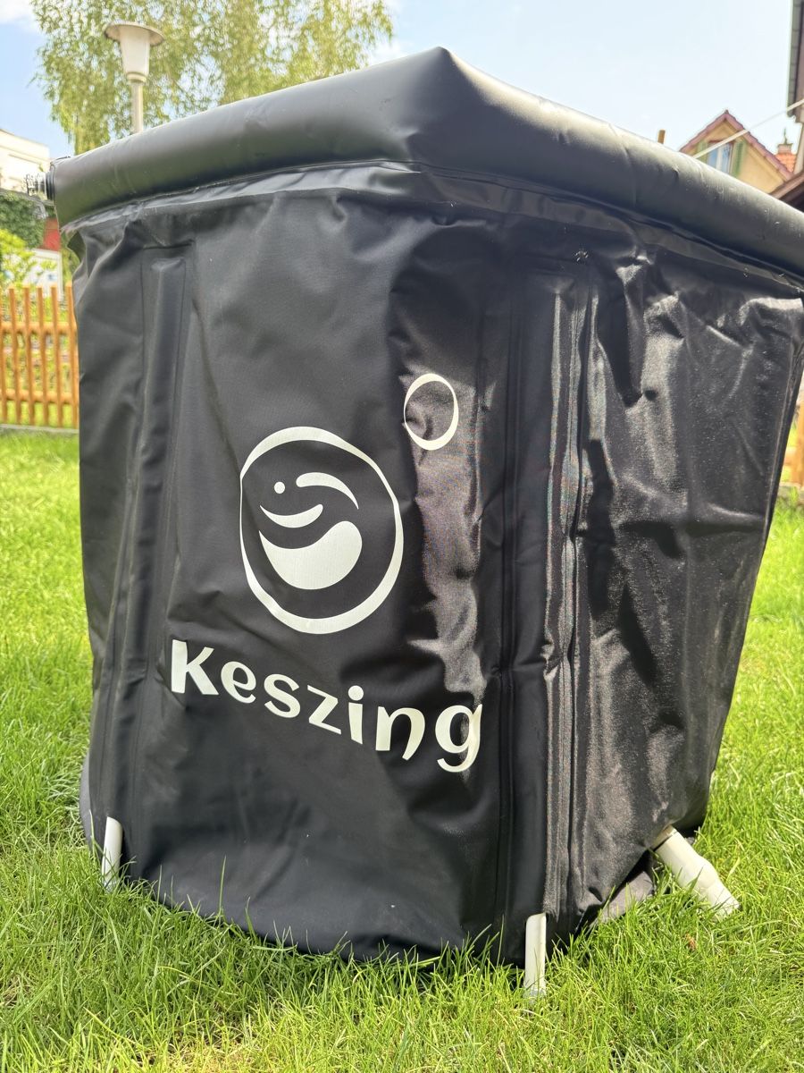 Badewannen: Eisbad faltbar mit Abdeckung, 75 × 70 cm – Gebraucht aus Affoltern am Albis von jul_9gnb 1