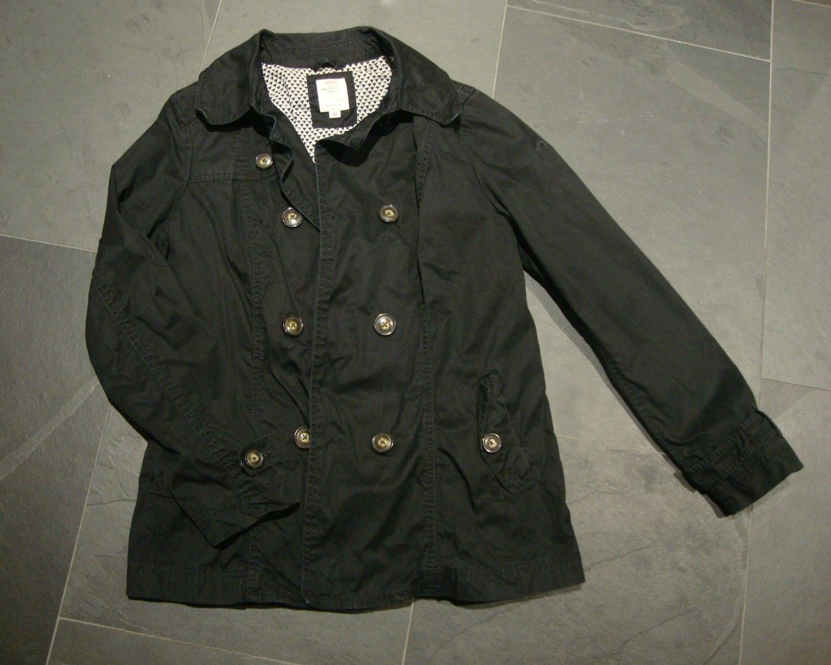 S.Oliver Jacken: ++ S.OLIVER ++ Jacke / kurzer Trenchcoat  ++ Gr. 38 / 40 ++ – Gebraucht aus Chur von aladin_04