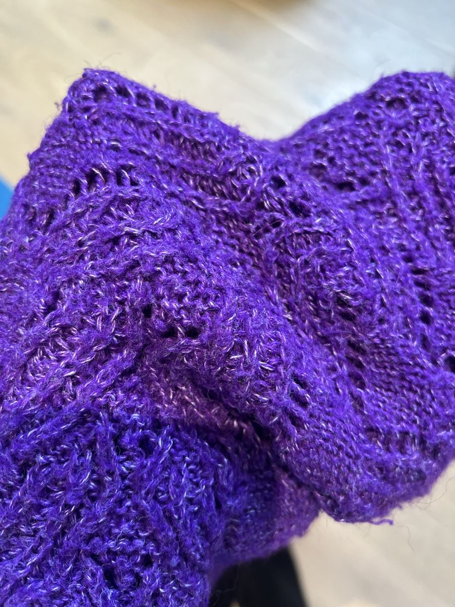 Morgan Maglioni & Felpe: Morgan Strickpullover, lila/violett, Gr M – Usato da Murten venduto da Rebelle_en_Style 3