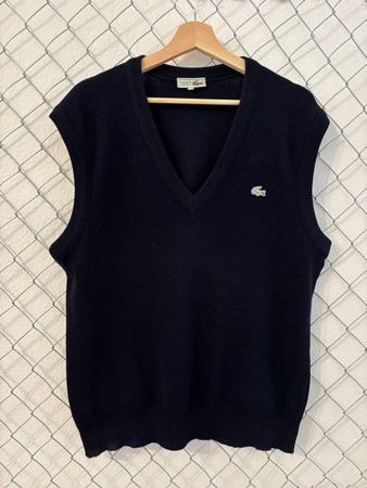 90’s Vintage Lacoste Vest Knit Wool Fit M/L