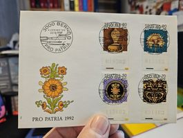 PP 1992 FDC mit ET VOLL TAB RAR!! nur 3.-- !