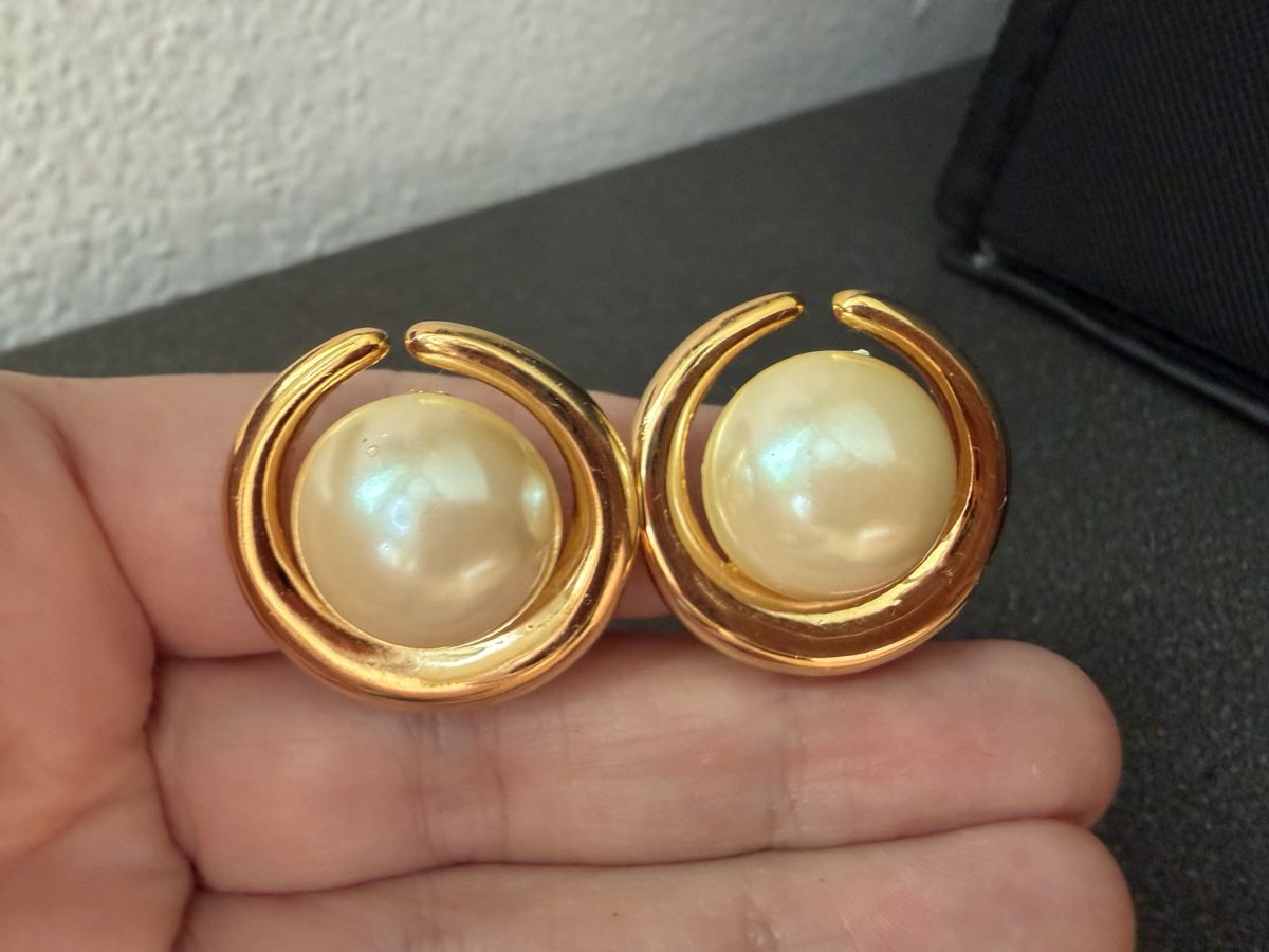 Orecchini pendenti & Orecchini a lobo: Vintage Ohrringe Clips Luxus Modeschmuck, Perlen  – Usato da Lamone venduto da LaCantinaMagica