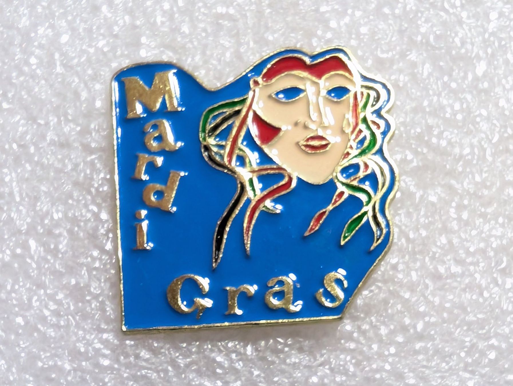 Placchette & Badge: Ansteckpin 289: Mardi Gras – Usato da Oppligen venduto da Pin-Fall-Shop