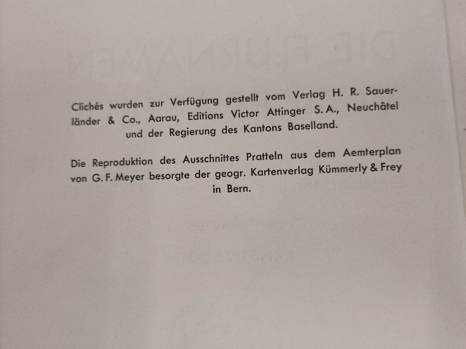Libri: Die Flurnamen von Pratteln 1936 – Usato da Pratteln venduto da Cartonsducoeur_bl 1