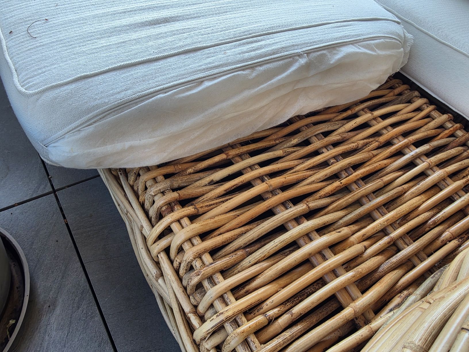 Sofas: Grosses Gartensofa modular Rattan – Gebraucht aus Russikon von Scooodie27 3