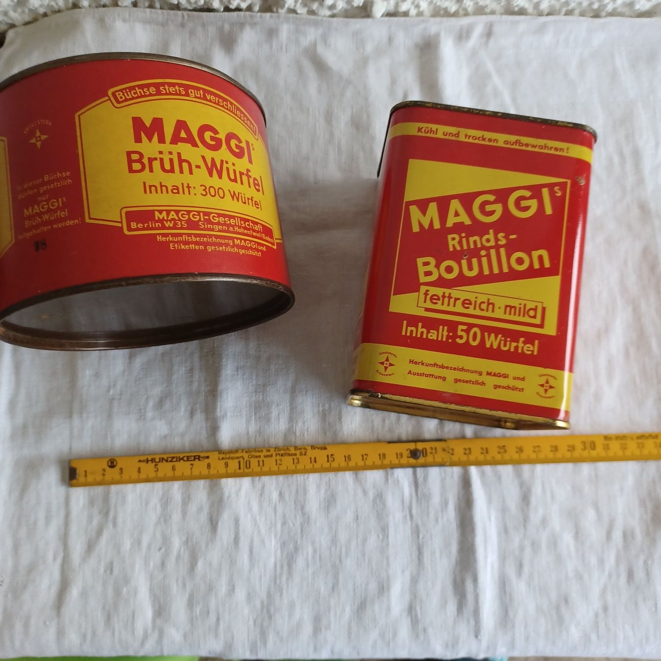 Barattoli: 2 alte grössere Maggi Dosen – Usato da Abtwil SG venduto da luupsy 3