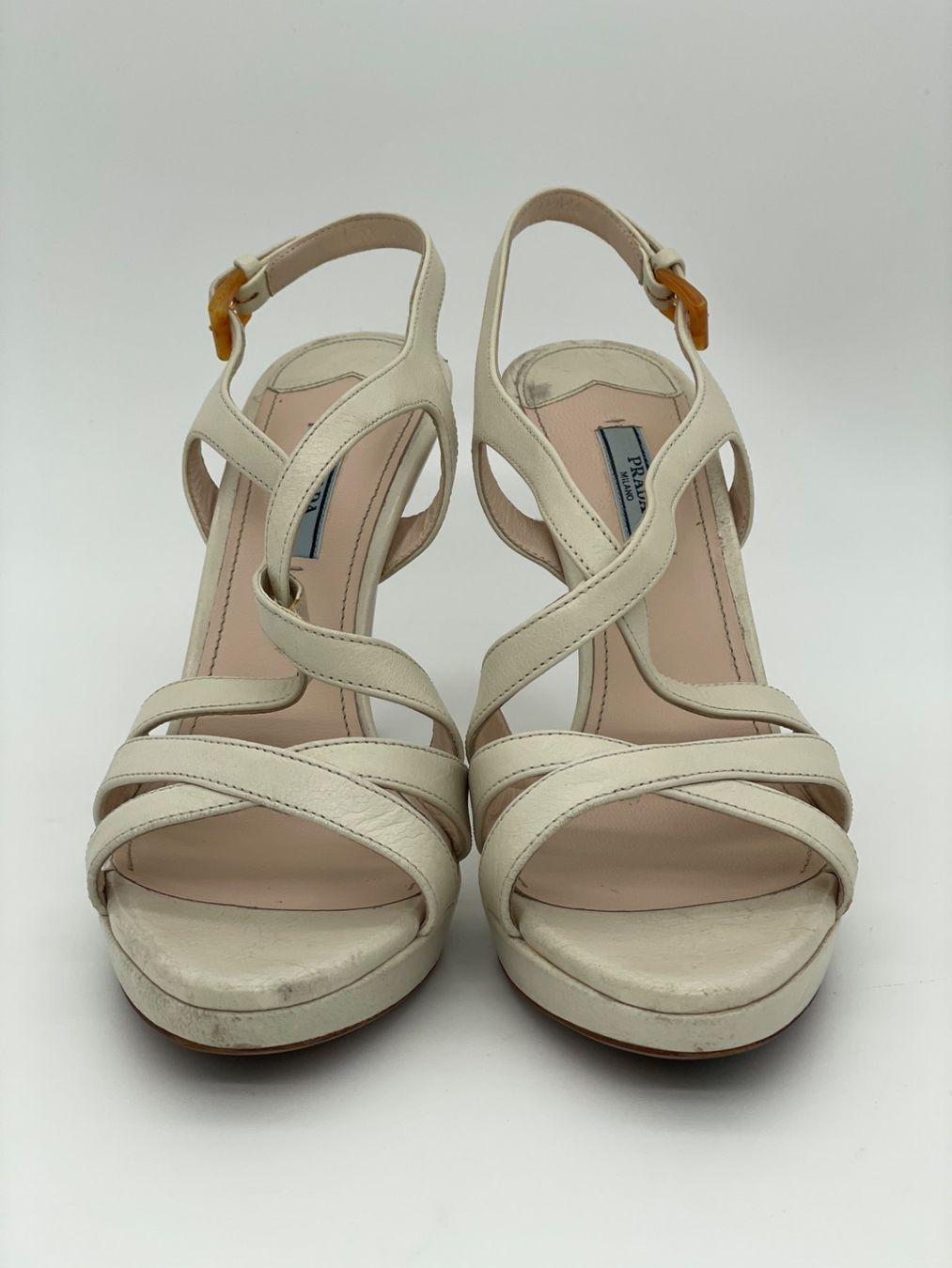 Prada Scarpe da donna: Prada Crisscross Strappy Platform EU 39.5 – Usato da Zürich venduto da shoe_shop 4