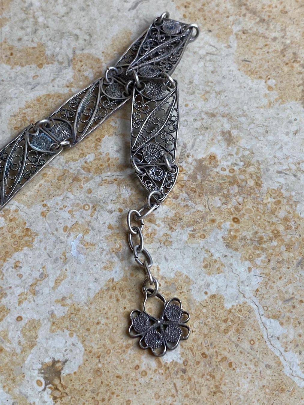 Bracciali & Braccialetti: Vintage Kette, Silber Double, Trachtenarmband – Usato da Dittingen venduto da Bijoubelle 3