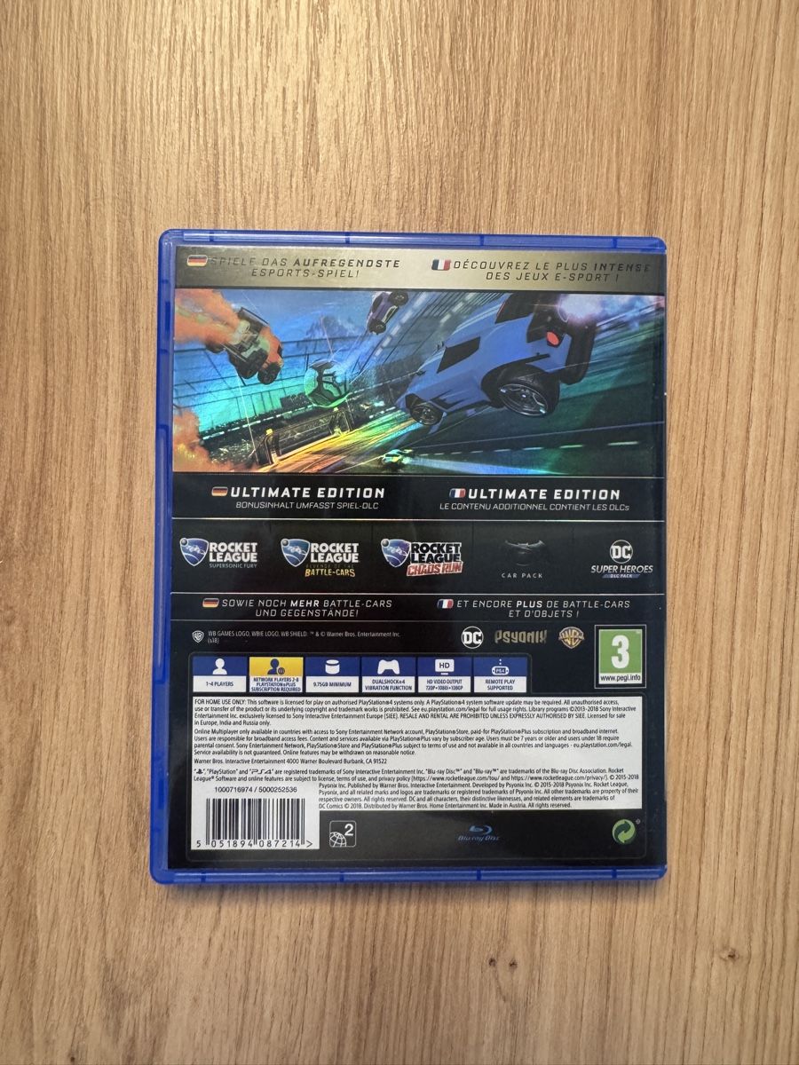 Sony Spiele: Rocket League Ultimate Edition PS4 Spiel – Gebraucht aus Biberist von etesummer 1
