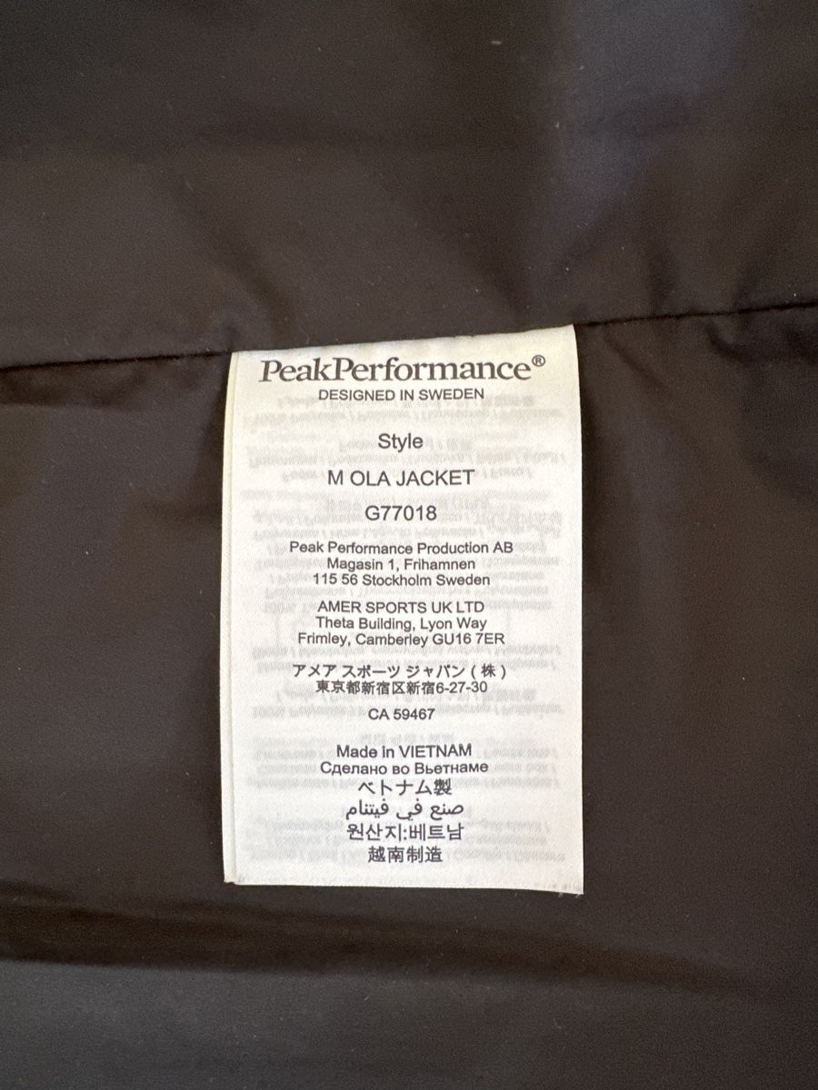 Peak Performance Giacche: Peak Performance Ola Jacket, Men, M, neu – Nuovo e nell'imballaggio originale da Beromünster venduto da handwerg 3
