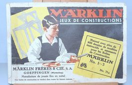 MÄRKLIN METALLBAUKASTEN ANLEITUNG N° 1-3
