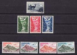 R5174  /  ANDORRE poste aérienne Yvert n° 1- 8 neufs XX