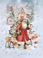 2 Adventskalender im alten Stil - neuwertig
