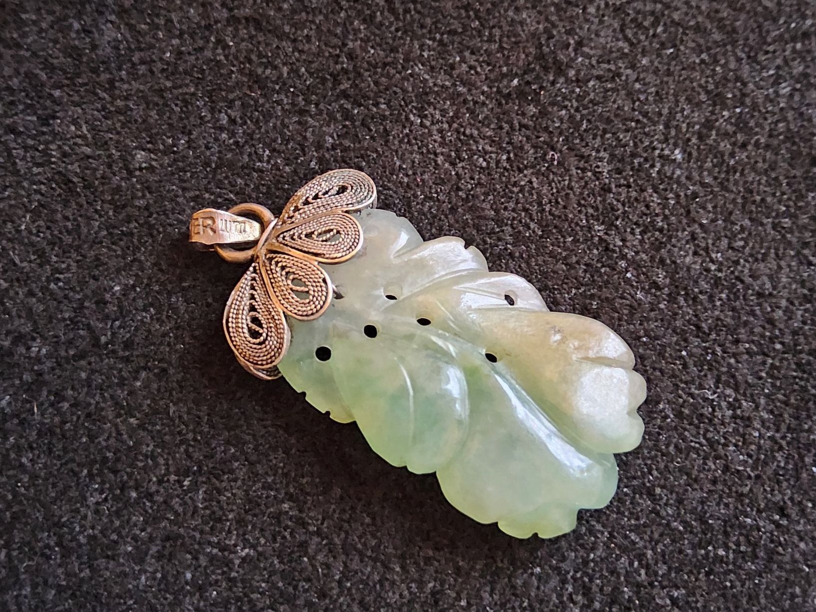 Pendentifs: Antiker Silber 800 Jade Anhänger CHINA – D'occasion à Zürich par helsan