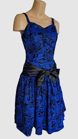 Royalblaues Kleid ind Gr. L bis XL