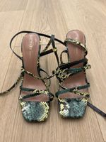 Sommer High Heels Schlangenleder Optik Gr. 37 - Neuwertig!