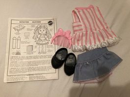 Lil Miss Puppen Kleid und Schuhe 90er Vintage