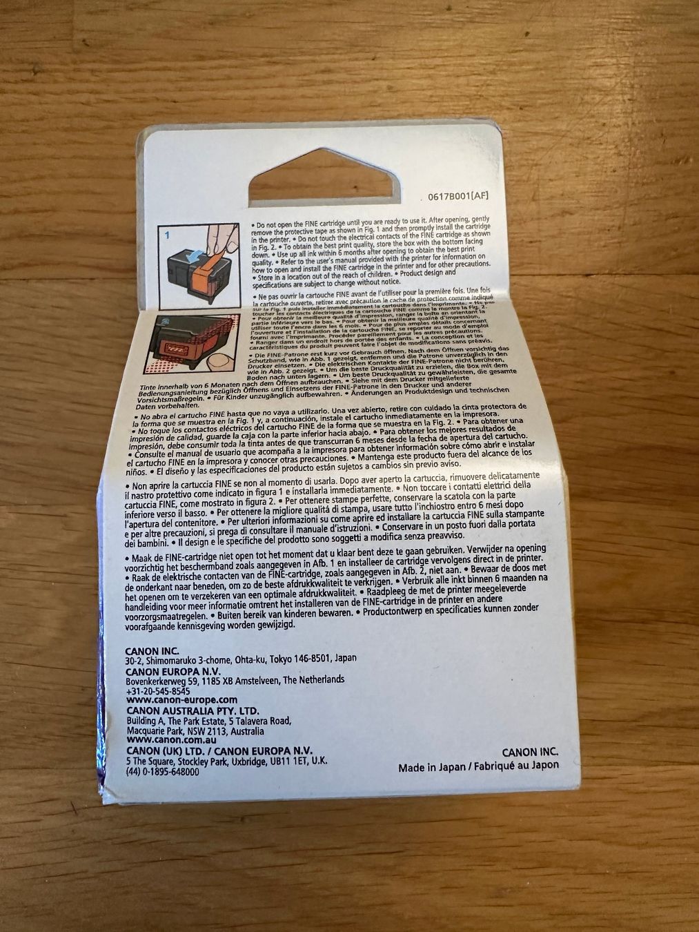 Canon Cartucce per stampanti & toner: Canon originale, ungeöffnete Tintenpatrone CL-41 – Nuovo e nell'imballaggio originale da zürich venduto da markant13 1