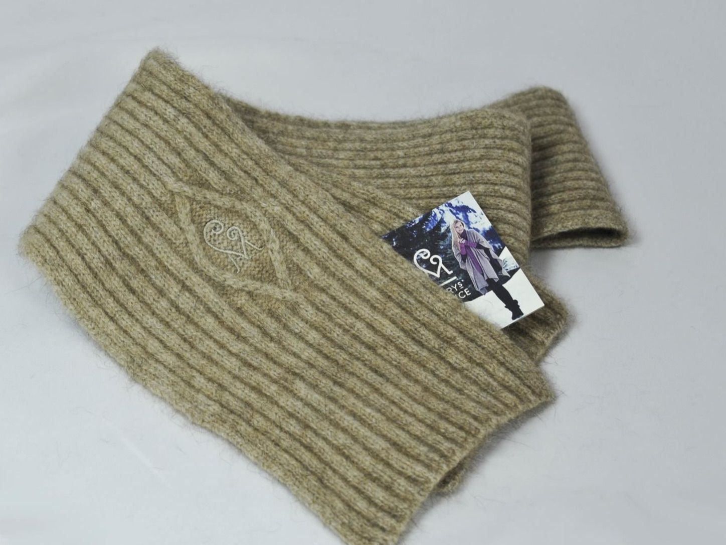 Foulard & Sciarpe: Possum Ripp-Halstuch beige – Nuovo e nell'imballaggio originale da Zollikofen venduto da marys-choice 2